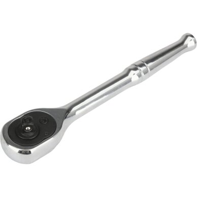 Terkšlė galvutėms chromuota 1/4" 90d. L-150mm YT-07220 4 Terkšlė galvutėms chromuota 1/4" 90d. L-150mm YT-07220 4