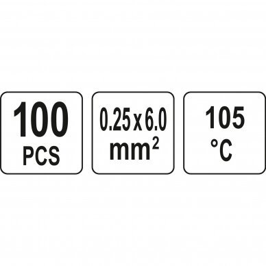 Termo gilzių/movų rinkinys su alavu 1.7-6mm 100vnt. 1