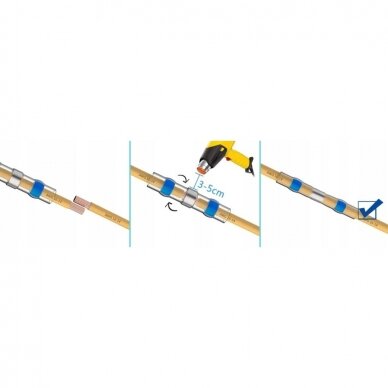 Termo gilzių/movų rinkinys su alavu 0.25-6mm 120vnt. 2 Termo gilzių/movų rinkinys su alavu 0.25-6mm 120vnt. 2