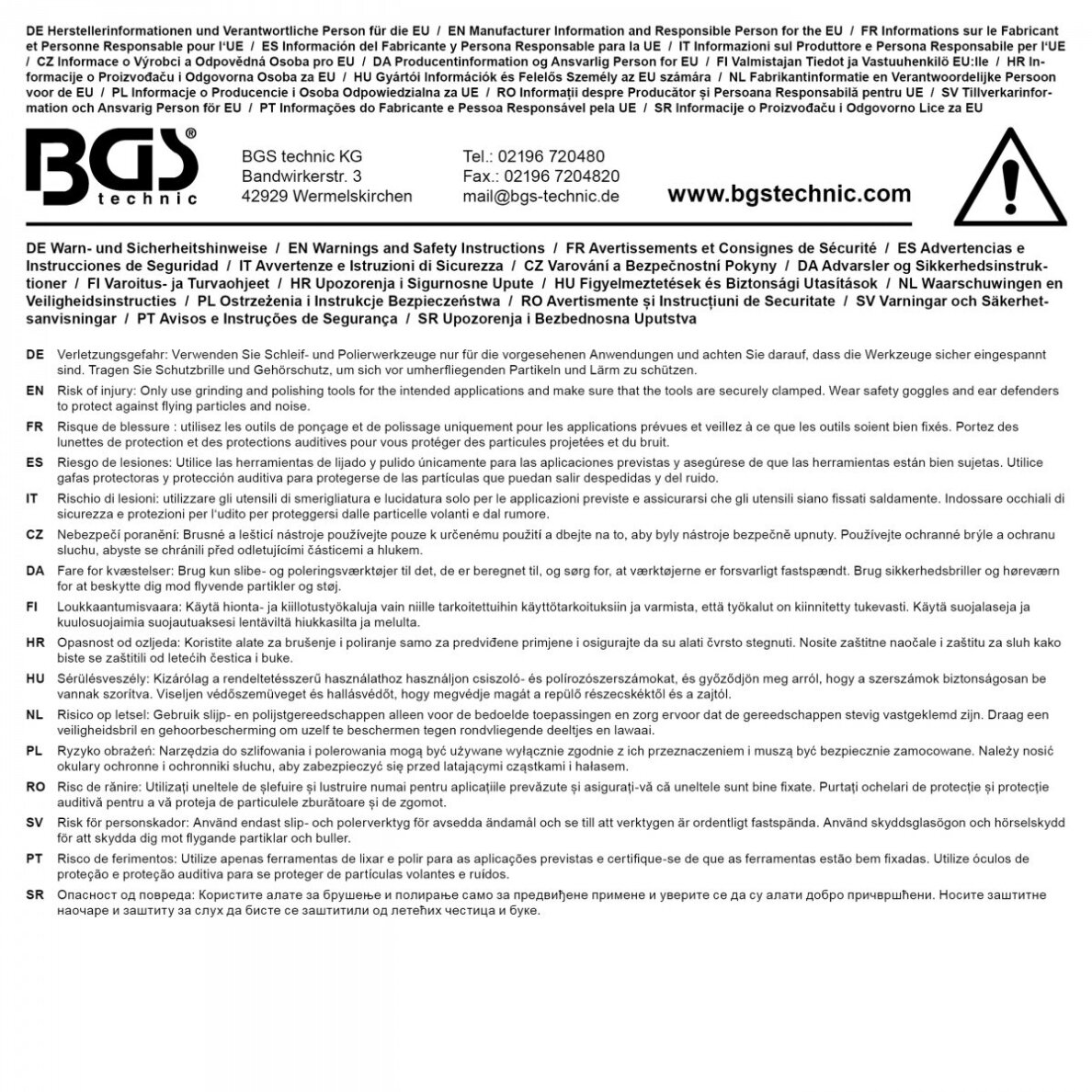Trintukas kūginis Ø 50 mm 3999-3 5 Trintukas kūginis Ø 50 mm 3999-3 5