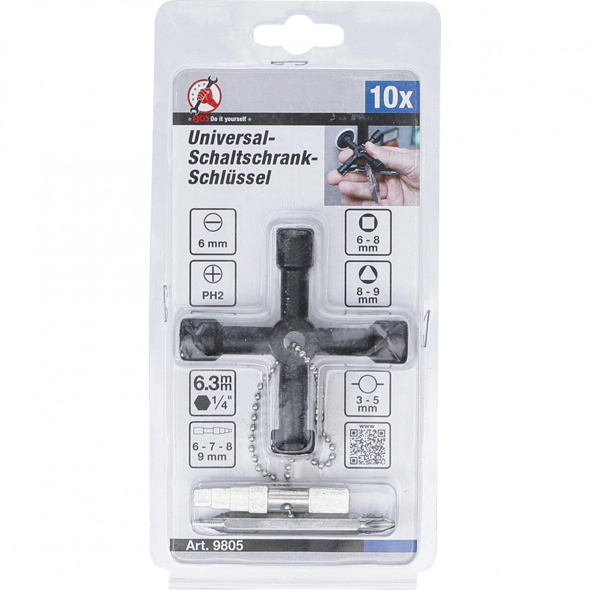 Universalus skydinės/komutatoriaus raktas 4 Universalus skydinės/komutatoriaus raktas 4