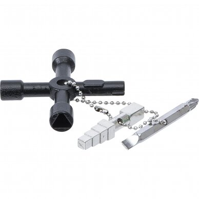 Universalus skydinės/komutatoriaus raktas 1 Universalus skydinės/komutatoriaus raktas 1