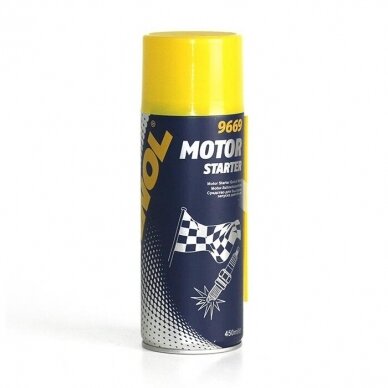 Užvedimą gerinanti priemonė motor starter 450ml 9669 Užvedimą gerinanti priemonė motor starter 450ml 9669