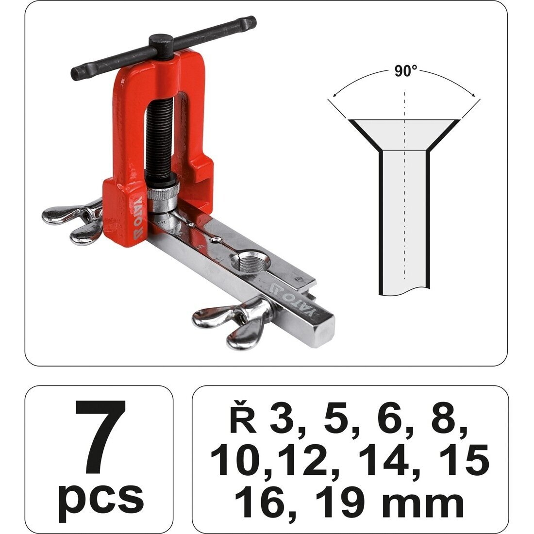 Vamzdelių valcavimo rinkinys 3-19mm 3 Vamzdelių valcavimo rinkinys 3-19mm 3