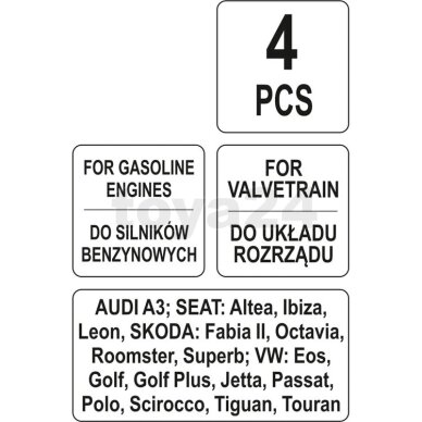 Variklio fiksavimo įrankių įrankių rinkinys VAG 1.4/1.6l FSI 2 Variklio fiksavimo įrankių įrankių rinkinys VAG 1.4/1.6l FSI 2