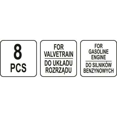Variklio fiksavimo įrankių rinkinys Ford, Mazda, Volvo T4 T5 2 Variklio fiksavimo įrankių rinkinys Ford, Mazda, Volvo T4 T5 2