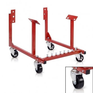 Variklio laikiklis su ratukais 450kg EC450 2