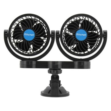 Ventiliatorius dvigubas TURBO 12/24V 110mm Ventiliatorius dvigubas TURBO 12/24V 110mm