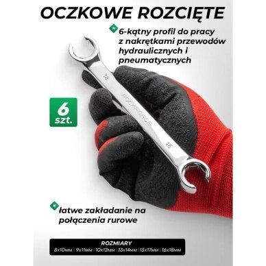 Veržliarakčių kombinuotų rinkinys 47vnt. (6-32) RF-5471P 4