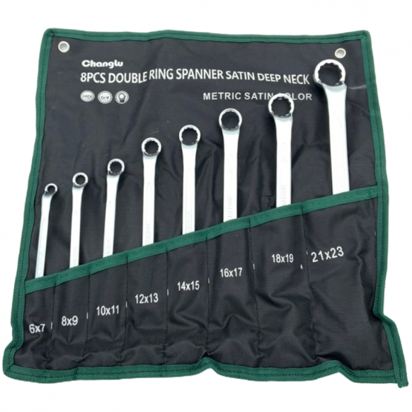 Veržliarakčių žiediniais galais rinkinys 8vnt. (6-23) CL100808
