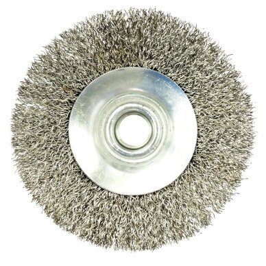 Vielinis šepetys lėkštės tipo pilkas 100mm M14 G00597 2