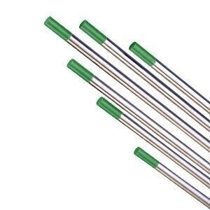 Volframiniai elektrodai žali 1.6mm WP Volframiniai elektrodai žali 1.6mm WP