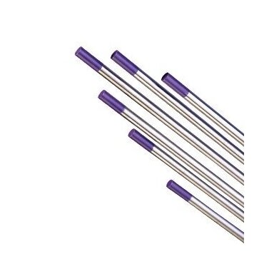 Volframiniai elektrodai violetiniai 2.0mm E3 Volframiniai elektrodai violetiniai 2.0mm E3