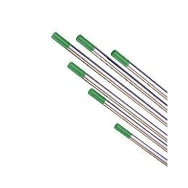 Volframiniai elektrodai žali 1.6mm WP Volframiniai elektrodai žali 1.6mm WP