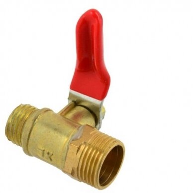 Vožtuvas su sriegiu 1/4" 1 Vožtuvas su sriegiu 1/4" 1