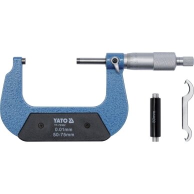 Mikrometras mechaninis 0-100mm ±0.01mm 4