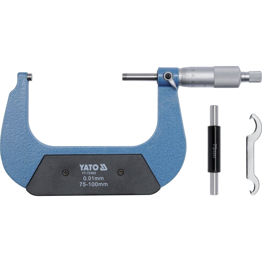 Mikrometras mechaninis 0-100mm ±0.01mm 5 Mikrometras mechaninis 0-100mm ±0.01mm 5