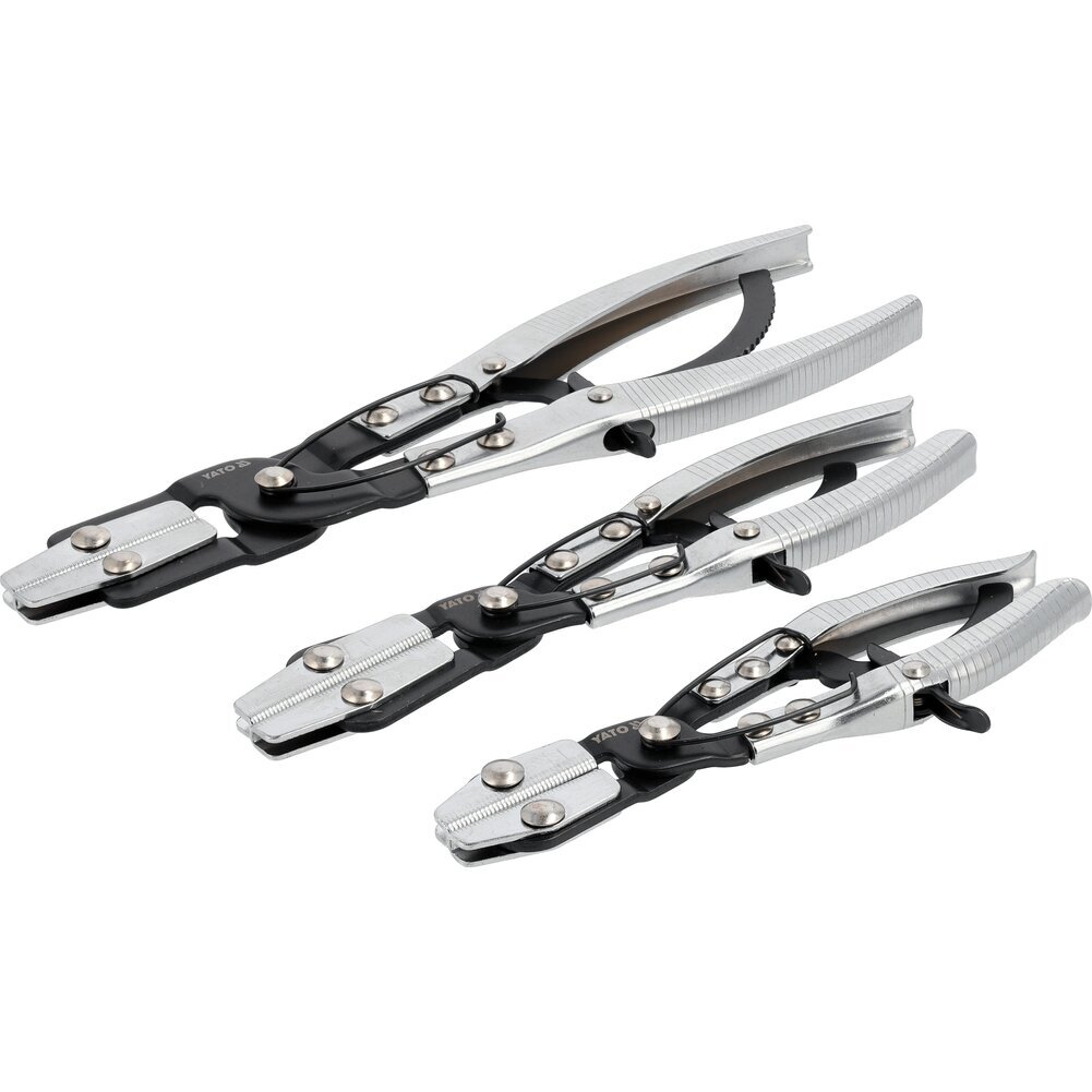 Žarnų užspaudimo replės 3 vnt YT-08402 Žarnų užspaudimo replės 3 vnt YT-08402
