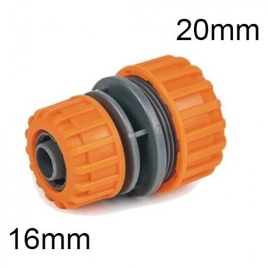 Žarnos sujungimas 16mm (1/2") - 20mm (3/4") Žarnos sujungimas 16mm (1/2") - 20mm (3/4")