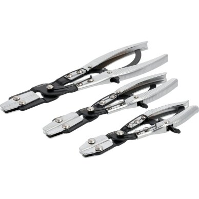 Žarnų užspaudimo replės 3 vnt YT-08402 Žarnų užspaudimo replės 3 vnt YT-08402