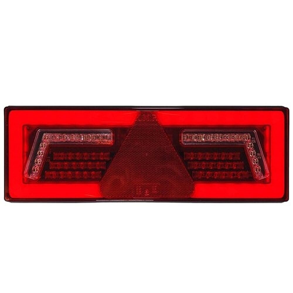 Žibintas LED 12/24V trikampis atšvaitas galinis dešinė 1 Žibintas LED 12/24V trikampis atšvaitas galinis dešinė 1