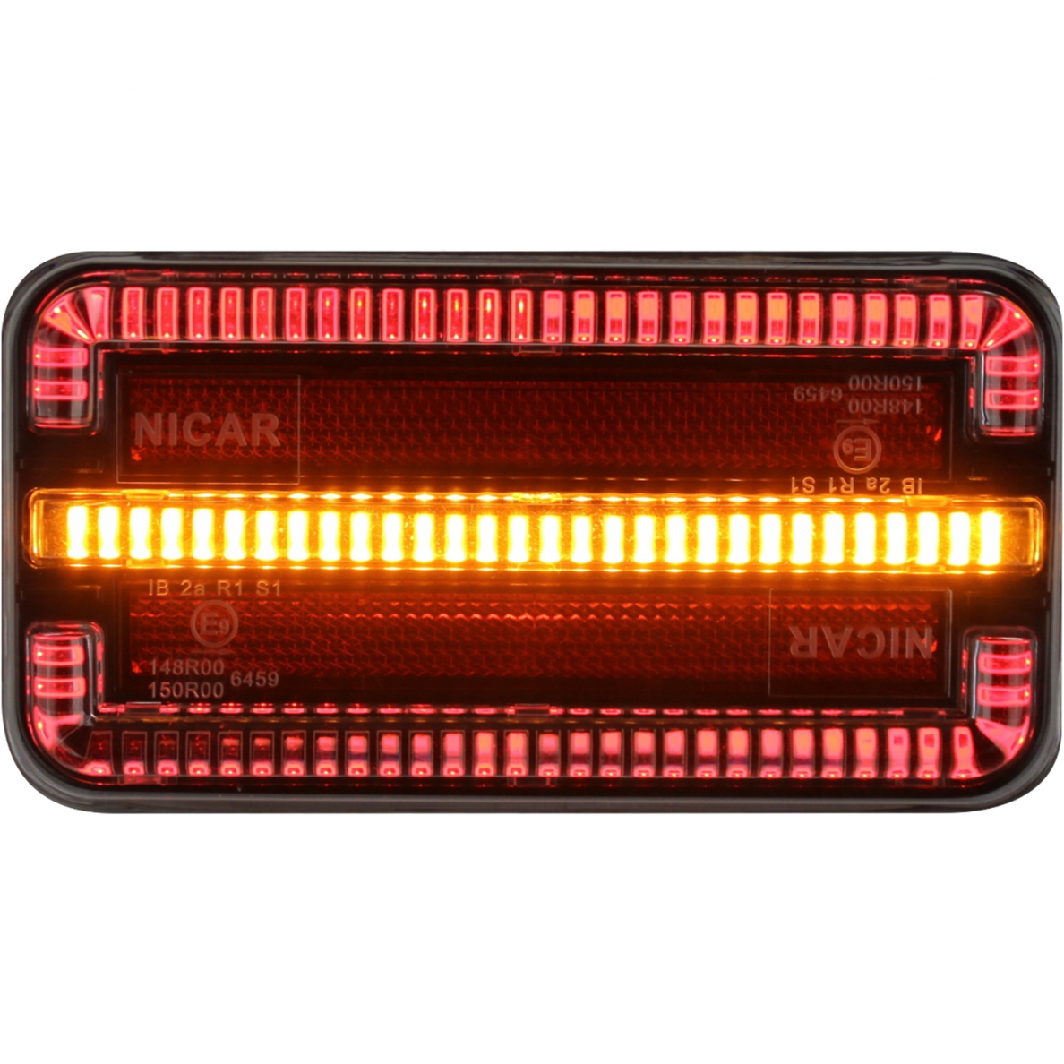 Žibintas LED 12/24V bėgantis posūkis 3 funkcijos galinis kairė/dešinė TT.12028DI 1