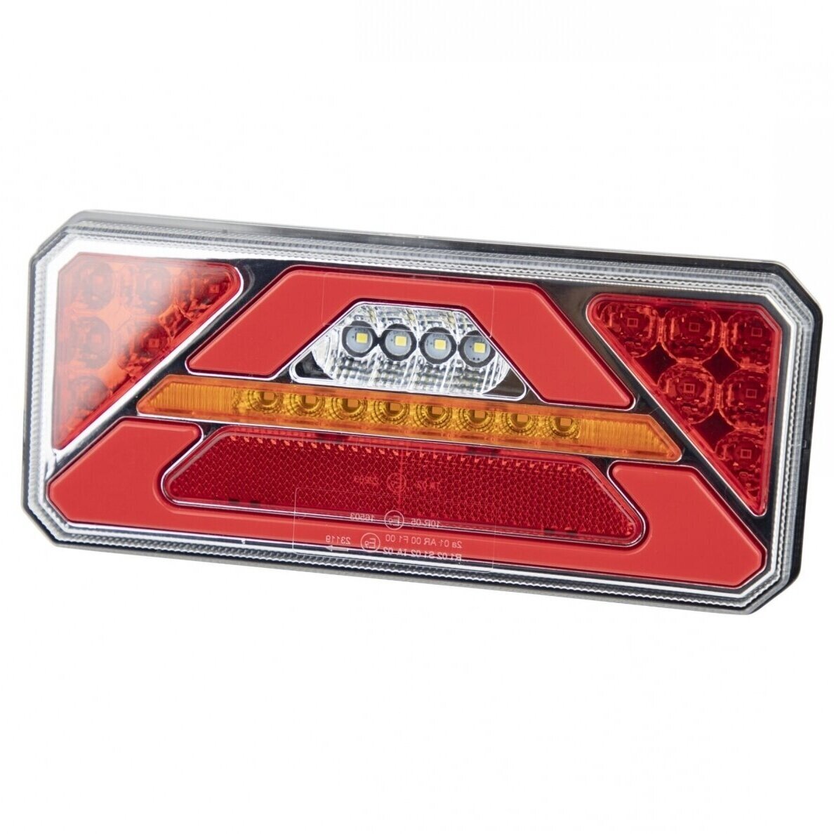 Žibintas LED 12/24V bėgantis posūkis 5 funkcijos galinis kairė TT.12515L