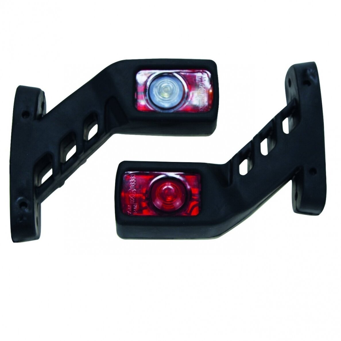Žibintų rinkinys LED 12/24V lenktas raudona/balta/geltona L-131mm TT.12190 Žibintų rinkinys LED 12/24V lenktas raudona/balta/geltona L-131mm TT.12190