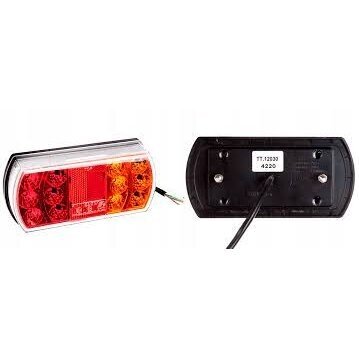 Žibintas LED 12/24V 3 funkcijos galinis kairė/dešinė 1