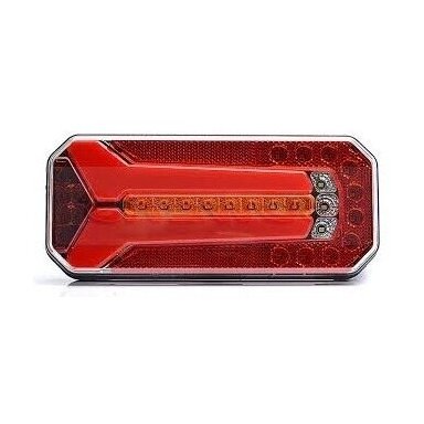 Žibintas LED 12/24V bėgantis posūkis 5 funkcijos galinis kairė/dešinė su atbuliniu Žibintas LED 12/24V bėgantis posūkis 5 funkcijos galinis kairė/dešinė su atbuliniu