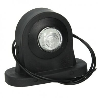 Žibintas LED tiesus raudona/balta L-70mm
