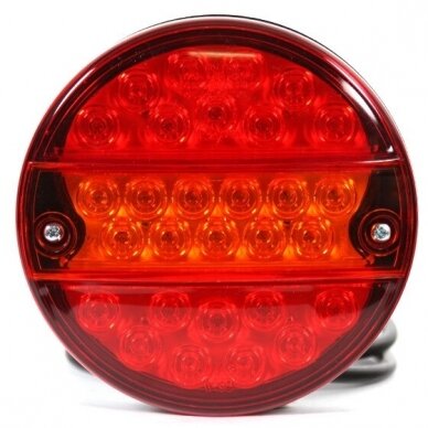 Žibintas LED 12/24V 3 funkcijos galinis kairė/dešinė W19 Žibintas LED 12/24V 3 funkcijos galinis kairė/dešinė W19