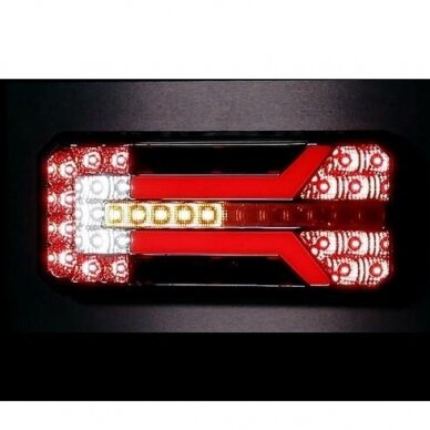 Žibintas LED 12/24V bėgantis posūkis 5 funkcijos galinis dešinė TT.12555P 1