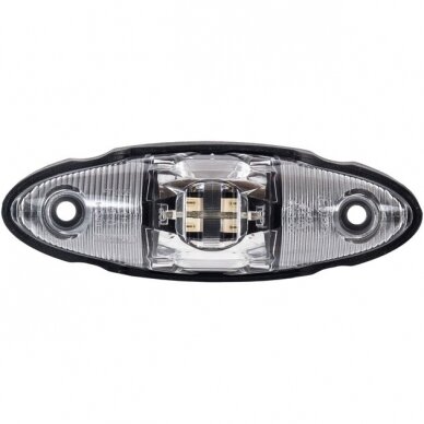 Žibintas LED 12/24V balta/raudona/orandžinė