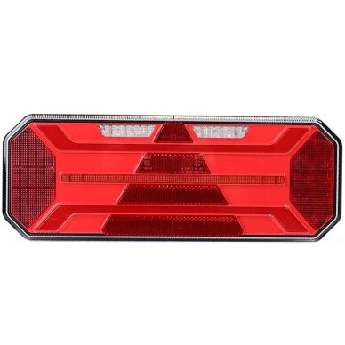 Žibintas LED 12/24V bėgantis posūkis 5 funkcijos galinis kairė TT.12554L 1