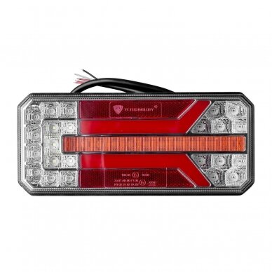 Žibintas LED 12/24V bėgantis posūkis 5 funkcijos galinis dešinė TT.12555P