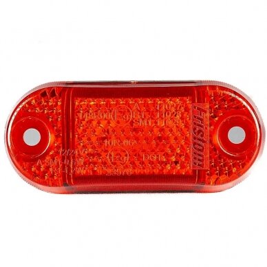 Žibintas LED 12/24V raudonas