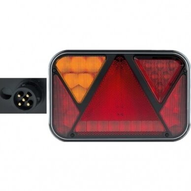 Žibintas LED 12V 6 funkcijos galinis kairė 5 pin Žibintas LED 12V 6 funkcijos galinis kairė 5 pin