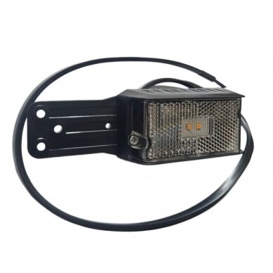 Žibintas LED 12V baltas su guminiu laikikliu Žibintas LED 12V baltas su guminiu laikikliu