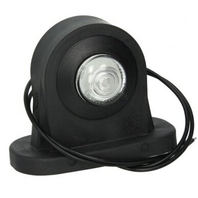 Žibintas LED tiesus raudona/balta L-70mm Žibintas LED tiesus raudona/balta L-70mm