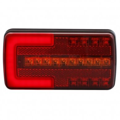 Žibintas LED 12/24V 3 funkcijos galinis kairė/dešinė