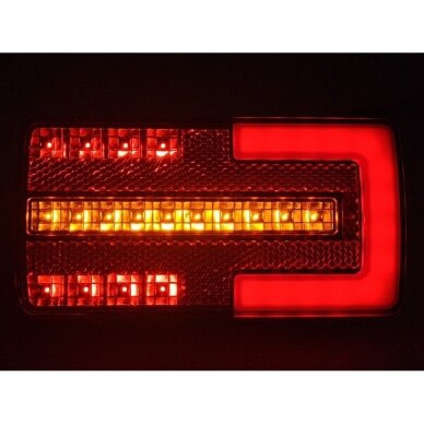 Žibintas LED neon 12/24V 3 funkcijos galinis kairė/dešinė 2