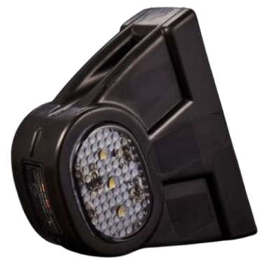 Žibintas LED tiesus 12/24V raudonas/baltas L-98mm TT.12196 Žibintas LED tiesus 12/24V raudonas/baltas L-98mm TT.12196