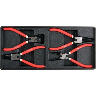 Žiedų suspaudimo replių rinkinys 180mm 4vnt. Žiedų suspaudimo replių rinkinys 180mm 4vnt.