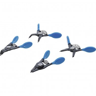 Žiedų suspaudimo replių rinkinys mini 80mm 4vnt. 1 Žiedų suspaudimo replių rinkinys mini 80mm 4vnt. 1