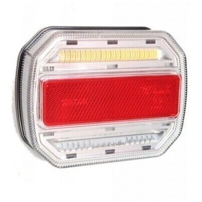 Žibintas LED 12/24V 4 funkcijos galinis bėgantis posūkis dešinė TT.12018P Žibintas LED 12/24V 4 funkcijos galinis bėgantis posūkis dešinė TT.12018P