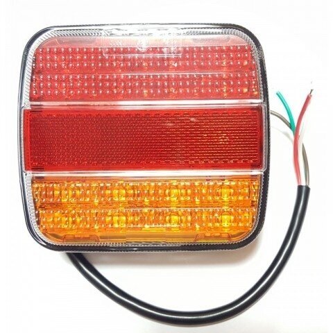 Žibintas LED 12/24V 4 funkcijos galinis kairė/dešinė Žibintas LED 12/24V 4 funkcijos galinis kairė/dešinė