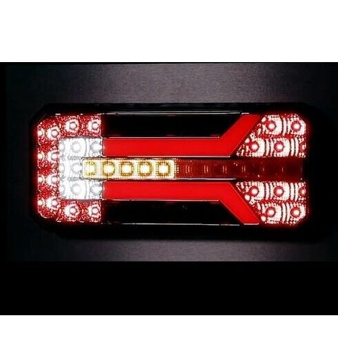 Žibintas LED 12/24V bėgantis posūkis 5 funkcijos galinis dešinė TT.12555P 1