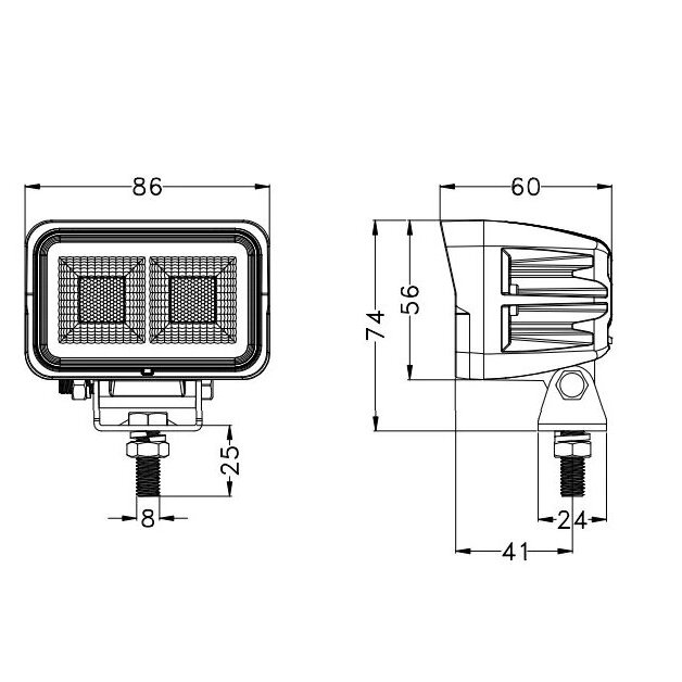 Žibintas darbinis OSRAM LED 10/30V 40W stačiakampis TT.13440 2 Žibintas darbinis OSRAM LED 10/30V 40W stačiakampis TT.13440 2