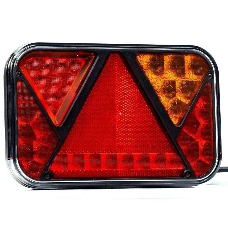 Žibintas LED 12V 6 funkcijos galinis dešinė Žibintas LED 12V 6 funkcijos galinis dešinė